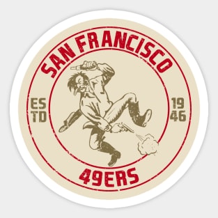 Vintage San Francisco 49ers Sticker